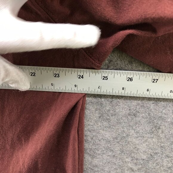 Duluth Trading Co Longtail Tee Mens L Rust Brown Relaxed fit Short Sleeve Cotton - Picture 7 of 8